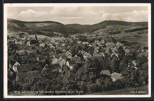 AK Geraberg OT Arlesberg /Thür. Wald, Panorama