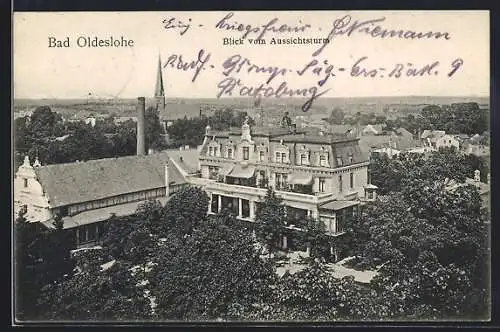 AK Oldesloe, Blick vom Aussichtsturm