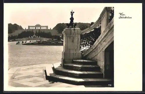 AK Wien, Schönbrunn mit Anlagen