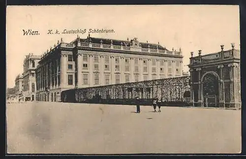 AK Wien, K. k. Lustschloss Schönbrunn