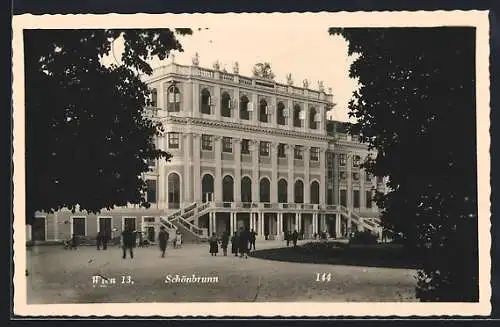 AK Wien, Schönbrunn mit Anlagen