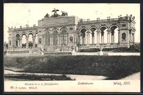 AK Wien, Schönbrunn, Gloriette im k. k. Schlossgarten