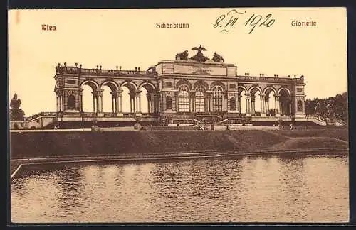 AK Wien, Schönbrunn mit Gloriette