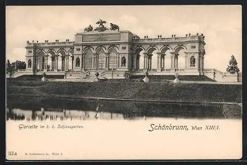 AK Wien, Schönbrunn, Gloriette im k. k. Schlossgarten