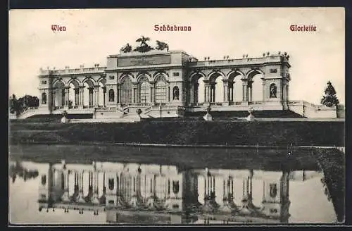 AK Wien, Schönbrunn mit Gloriette