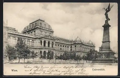 AK Wien, Universität mit Denkmal