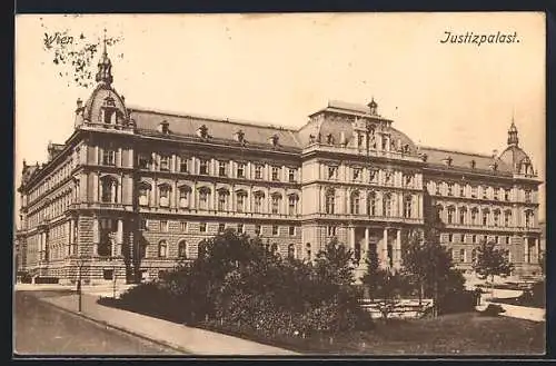 AK Wien, Justizpalast mit Anlagen