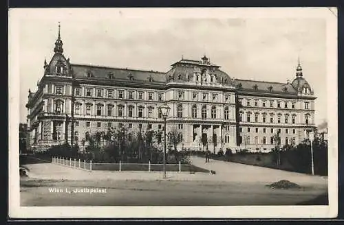 AK Wien, Partie am Justizpalast