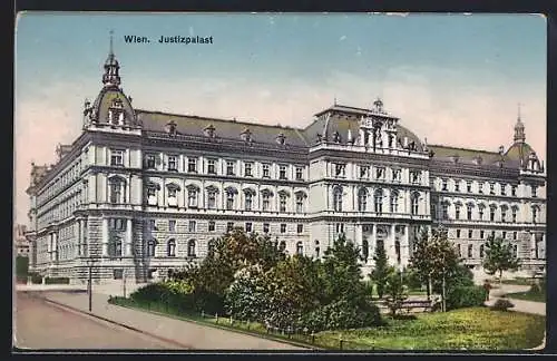 AK Wien, Justizpalast mit Anlagen