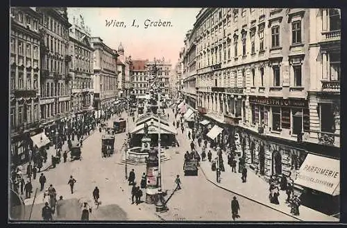 AK Wien, Graben mit Geschäften