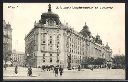 AK Wien, KK Reichs-Kriegsministerium am Stubenring