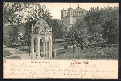 AK Marienbad, Ambrosiusbrunnen