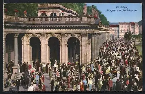 AK Karlsbad, Morgen am Mühlbrunn