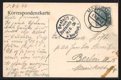 AK Marienbad, Café Egerländer