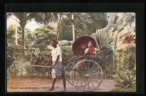 AK Colombo, Tamil Lady in Rikscha