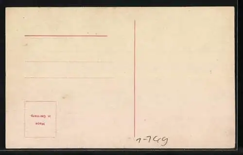 AK König und Kronprinz von Portugal, Trauerrand