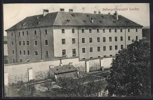 AK Laufen / Obb., Blick auf die Gefangenenanstalt