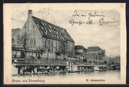 AK Strassburg, St. Johannesstaden