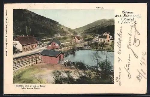 AK Stanbach im Zornthal, Gasthaus zum goldenen Adler