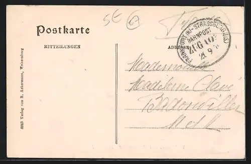 AK Weissenburg i. E., Landauerthor 1870