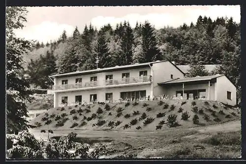 AK Holzhausen /Hünstein, Blick zum Waldhotel