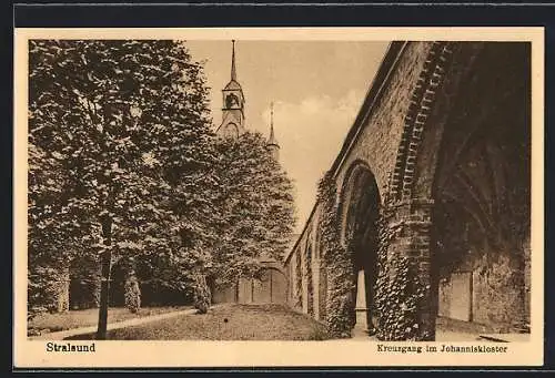 AK Stralsund, Kreuzgang im Johanniskloster