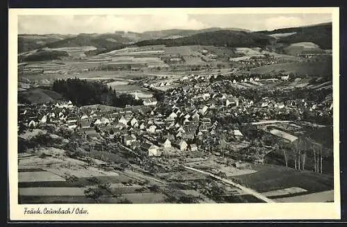 AK Fränk. Crumbach /Odw., Ortsansicht aus der Vogelschau