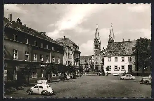 AK Werl i. W., Marktplatz