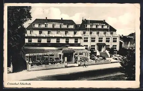 AK Scharbeutz, Strand-Restaurant Wilhelminenbad und Strand-Hotel