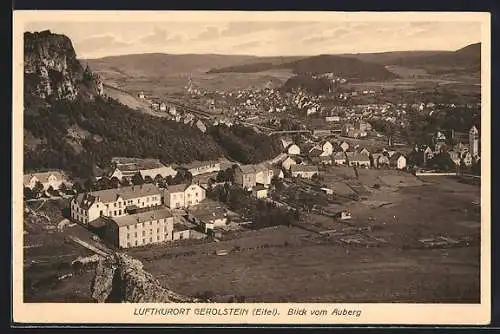 AK Gerolstein /Eifel, Blick vom Auberg