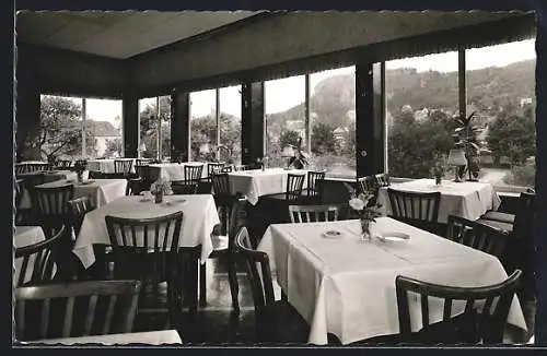 AK Gerolstein /Eifel, Terrasse Hotel Kaiserhof