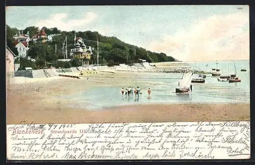 AK Hamburg-Blankenese, Strandpartie III