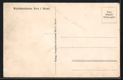 AK Werl i. Westf., Äusseres der Wallfahrtskirche