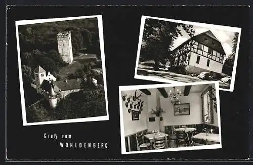 AK Sillium-Wohldenberg, Burg auf dem Wohldenberg und Waldgaststätte Wohldenberg