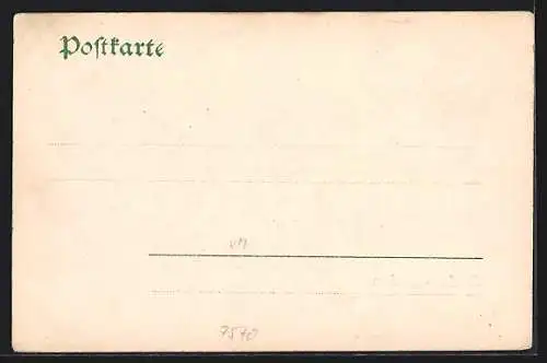 AK Baden-Baden, Totalansicht aus der Vogelschau