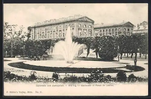 AK Metz, Esplanade und Justizpalast