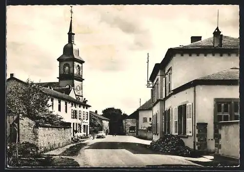 AK Albestroff /Moselle, Route de Lèning