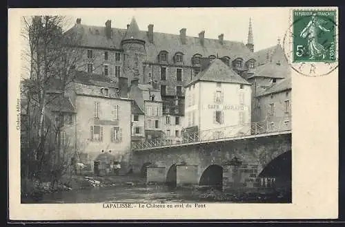 AK Lapalisse, Le Chateau en aval du Pont