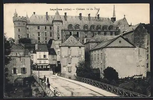 AK Lapalisse /Allier, Chateau vu du Pont