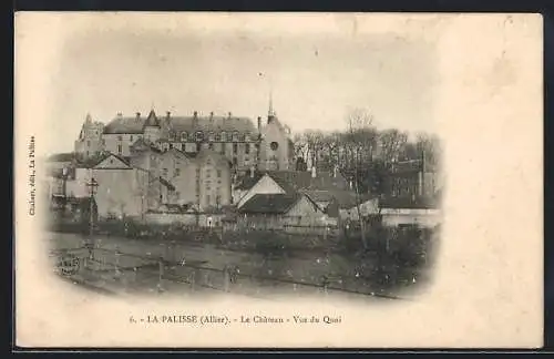 AK Lapalisse /Allier, Le Chateau, Vue du Quai