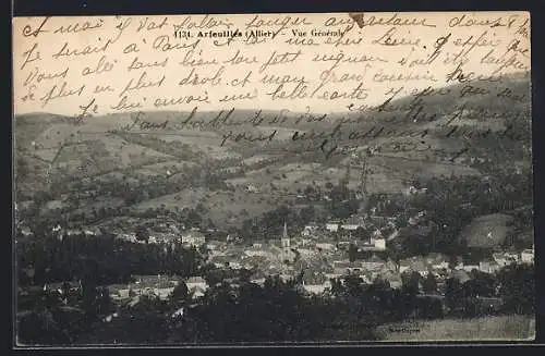 AK Arfeuilles /Allier, Vue Generale