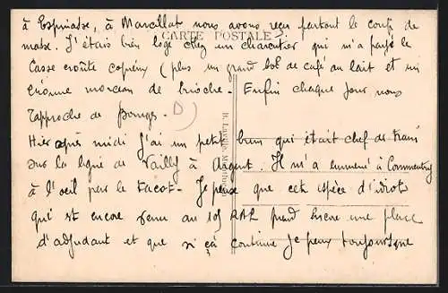 AK Marcillat /Allier, Place de la République, Vue d`ensemble