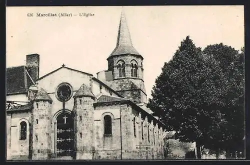 AK Marcillat /Allier, L`Eglise