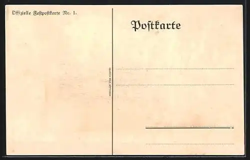 AK Göttingen, Ehren-Denkmal für die Gefallenen des 2. Kurh. Inf.-Regts. Nr. 82, August 1925