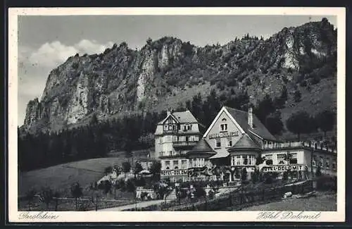 AK Gerolstein, Hotel Dolomit, Gebirgsmassiv