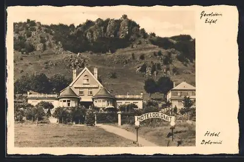 AK Gerolstein /Eifel, Hotel Dolomit