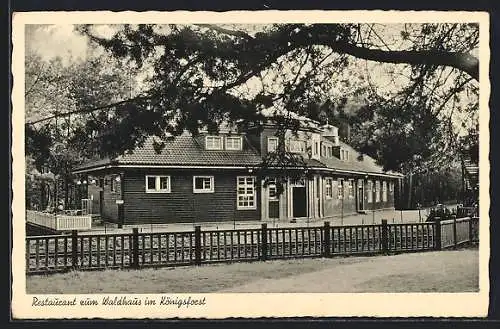 AK Köln-Porz, Restaurant zum Waldhaus im Königsforst