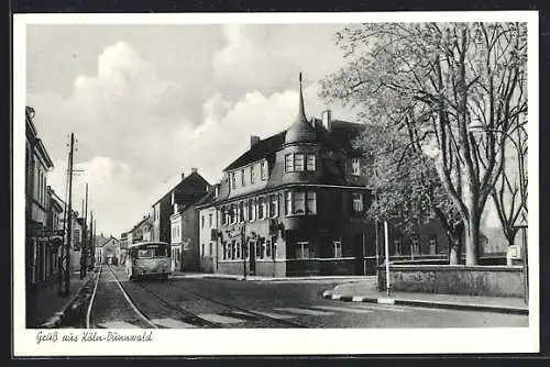 AK Köln-Dünnwald, Gaststätte Jägerhof, Berlinerstr. 973