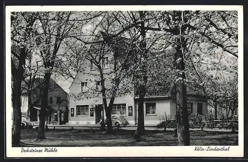 AK Köln-Lindenthal, Cafè-Restaurant Decksteiner Mühle