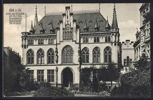 AK Köln, Archiv und Bibliothek der Stadt Cöln, Gereonskloster